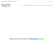 Tablet Screenshot of briarhillvets.ie